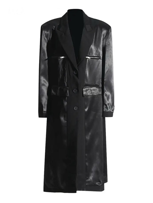 Oversized silky Blazer- Sample piece