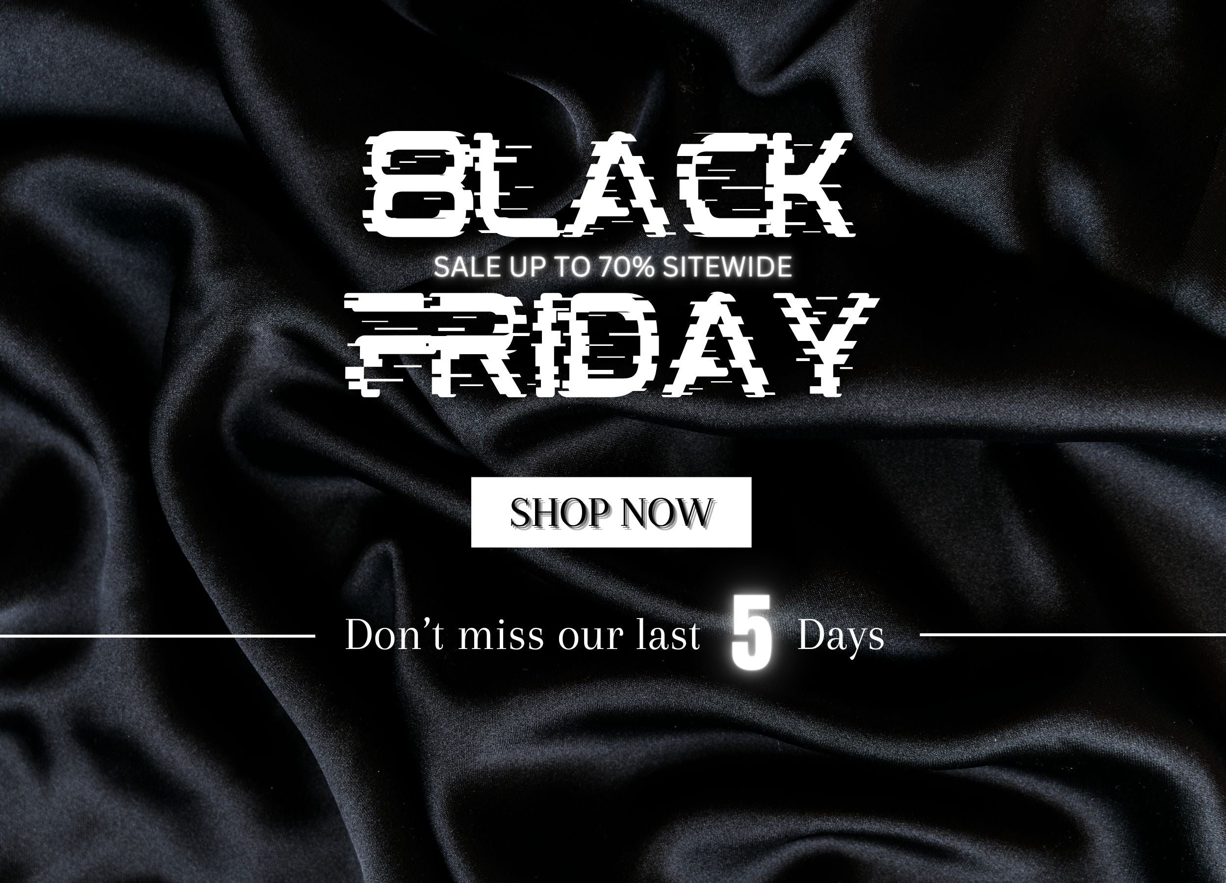 Black Friday Sale Up To 70% On All Black Clothing Collection