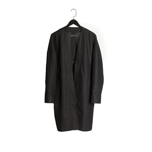 Xian | Black Linen Kimono - Made in Toronto