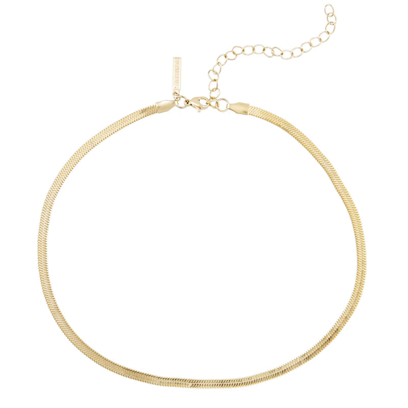 16" gold-plated hypoallergenic choker